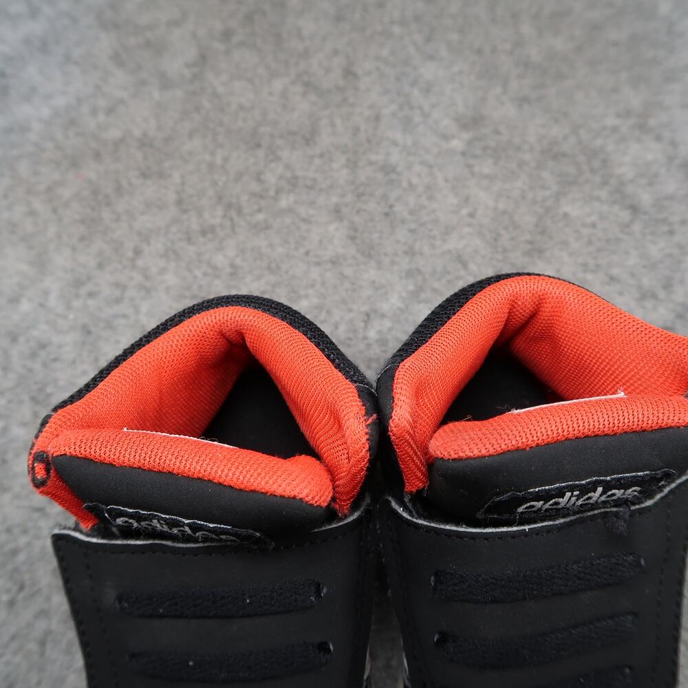 Adidas Shoes Toddler 8K Sneakers Mid Casual Hook N Loop Easy On Kids Black Red - Picture 13 of 14